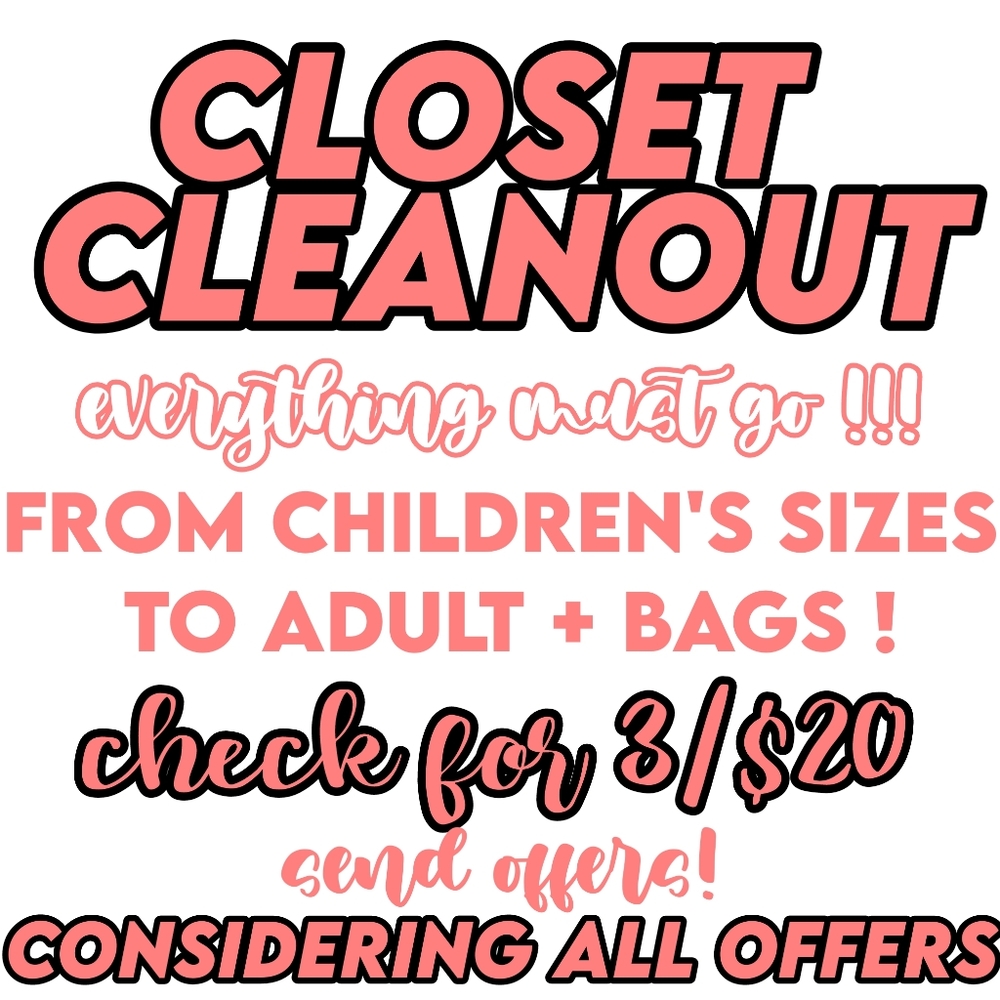 closet cleanout !
